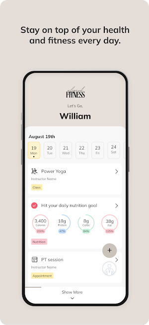 Aligned Fitness Screenshot 1