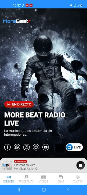 MoreBeat Radio v2 Screenshot 1