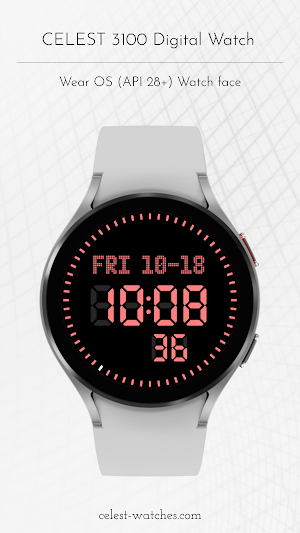 CELEST3100 Digital Watch Screenshot 2