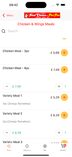 Fried Chicken Peri Peri Screenshot 1