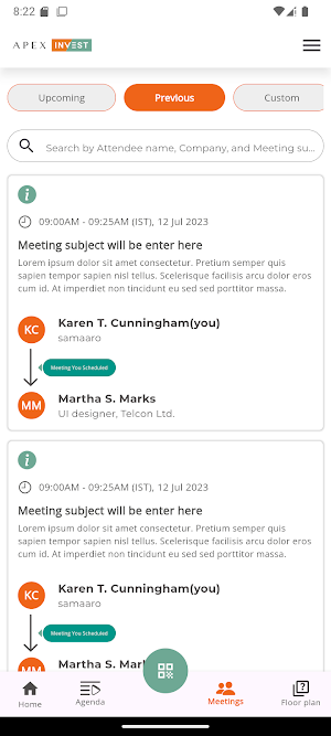 Apex Group Events Screenshot 0