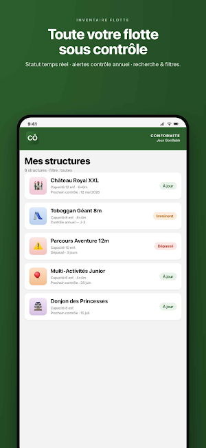 COJEGO Conformité Gonflables Screenshot 2