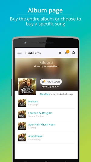 Saregama Music Store Screenshot 3