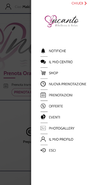 Incanto Bellezza Relax Screenshot 2