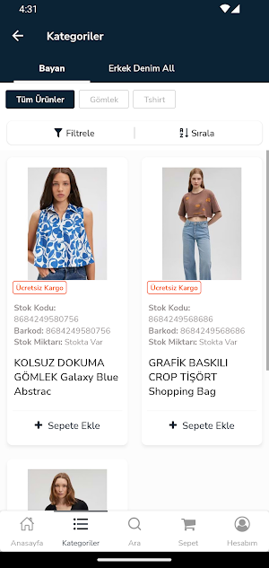 Güzeller Giyim AVM Screenshot 2