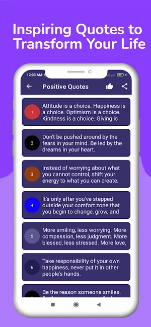 Inspire Me: positive quotes Screenshot 1
