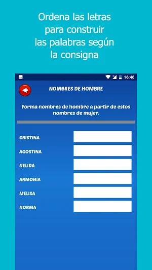 Forma palabras Screenshot 2