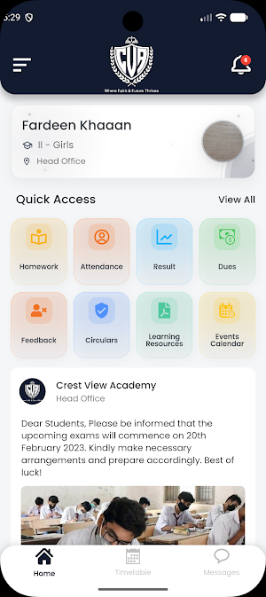Crest View Academy Screenshot 2