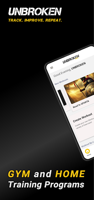 Unbroken: Training and Fitness Screenshot 0