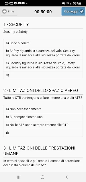 Quiz Droni A1-A3 Screenshot 2