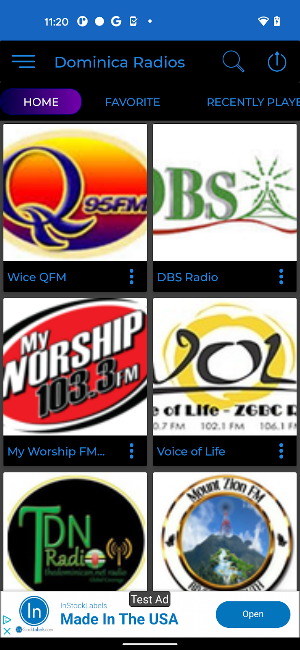 Dominica Radio + Recorder Screenshot 1