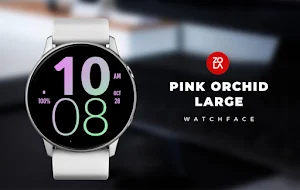 Pink Orchid Large Watch Face Screenshot 0