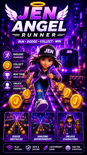 Jen Angel Runner Screenshot 1