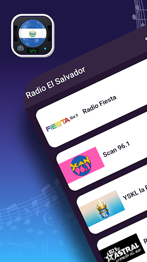 Radio El Salvador FM AM Live Screenshot 0