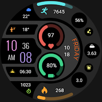 【Digital】Half Arc Widget