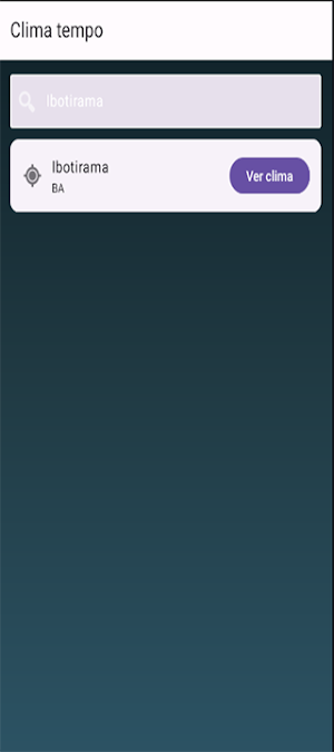 Clima Tempo Screenshot 2