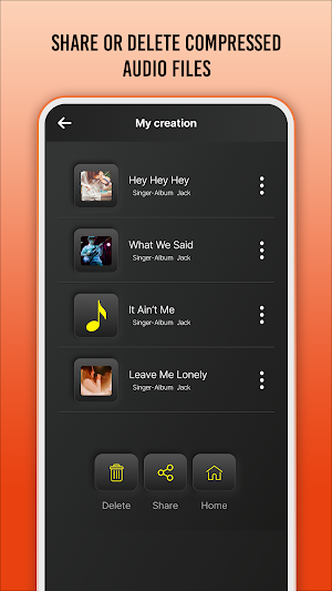 Audio Compressor: Compress MP3 Screenshot 3
