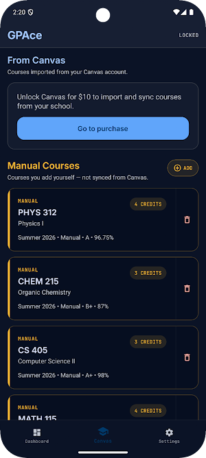GPAce Screenshot 2