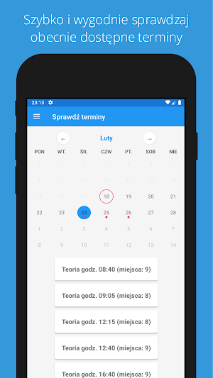 Złap termin - egzamin na prawo jazdy Screenshot 2