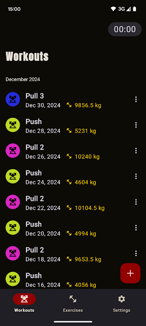 Berzerk - Workout Tracker Screenshot 0
