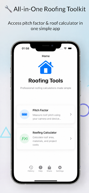 Roof Pitch Calculator Screenshot 2
