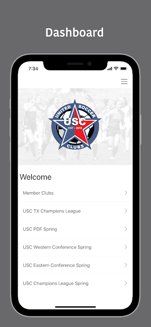 United Soccer Clubs Screenshot 0