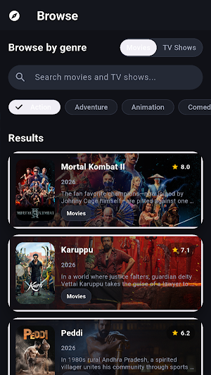 Zorivo: Movies & TV Shows Screenshot 2