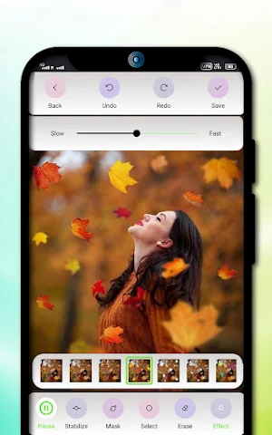 Photo motion video loop editor Screenshot 1
