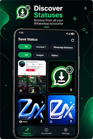 ZA Status Saver - Save & Share Screenshot 0