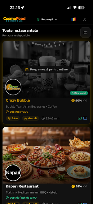 Cosmo-Food Screenshot 1