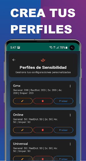 DPI & Sensibilidad GFX Tools Screenshot 2