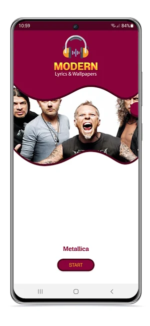 Metallica Lyrics & Wallpapers Screenshot 0