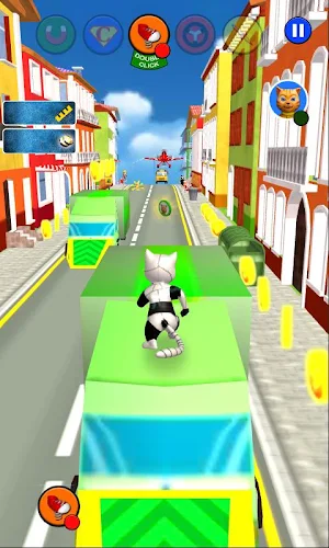 Super Hero Cat Run Screenshot 0