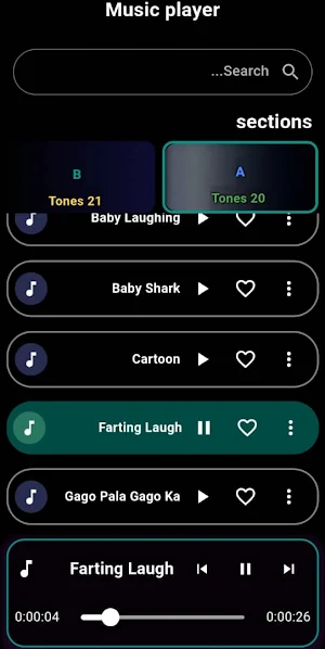 Children's sounds - ringtones Screenshot 2