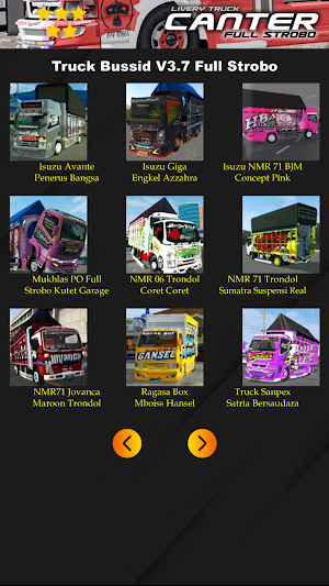 Livery Truk Canter Full Strobo Screenshot 3