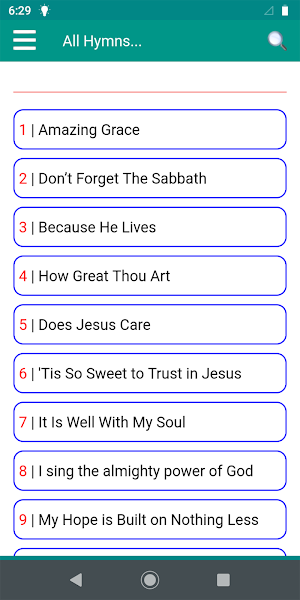 SDA Greatest Hymns MP3 Offline Screenshot 0