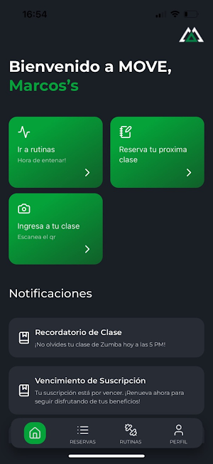 MOVE - Tu gimnasio a mano Screenshot 1