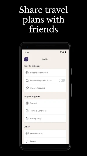 SAFARI FRANK Travel App Screenshot 2