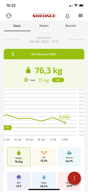 Soehnle MyScale Screenshot 0
