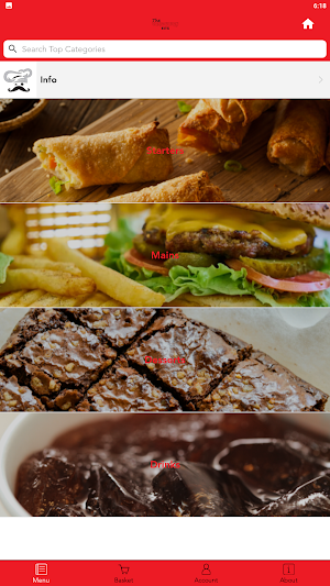 The Takeaway Site Screenshot 1