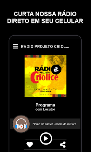 Rádio Projeto Criolice Screenshot 0