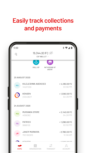M-PESA Business RDC Screenshot 2