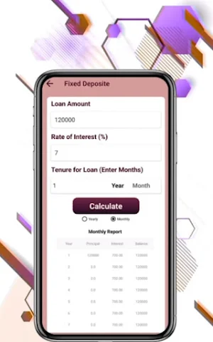 LoanCash - EMI Loan Calculator Screenshot 1