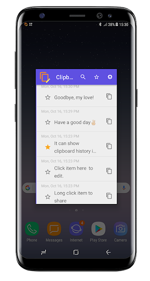 Clipboard History - Copy paste anywhere Screenshot 2