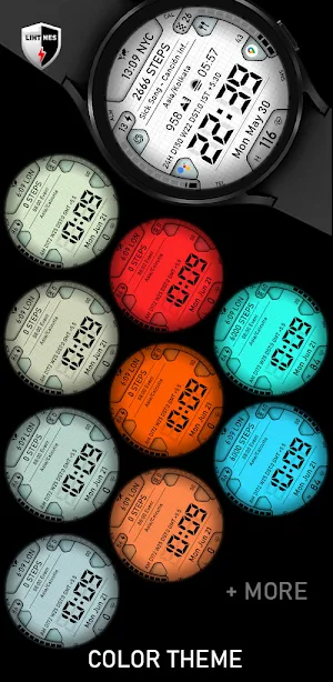 Digital Watch Face 055 Screenshot 1