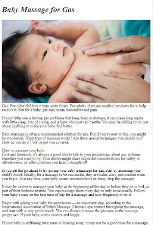 Baby Massage Tutorial Screenshot 3