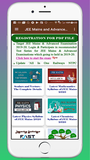 JEE Main Examination Guide | T Screenshot 1