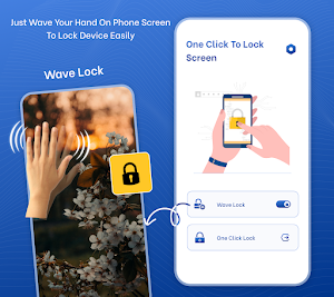 One Click To Lock Screen Screenshot 1