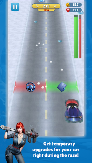 Race car with balls Screenshot 2