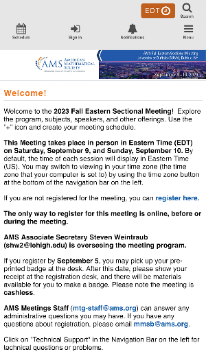 AMS Fall 2023 Eastern Screenshot 1